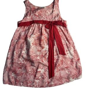 Vintage Y2K Forever 21‎ Babydoll Top Women S Red White Floral Coquette USA